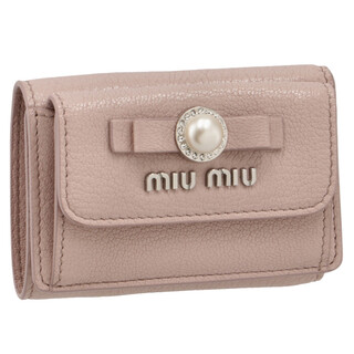 ミュウミュウ(miumiu)のMIU MIU 財布 三つ折り マドラスパール ミニ財布(財布)