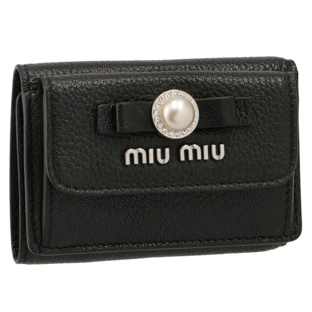 miumiu - MIU MIU 財布 三つ折り マドラスパール ミニ財布の通販 by