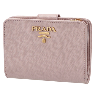 プラダ(PRADA)のPRADA 財布 二つ折り レディース サフィアーノ ミニ財布(財布)
