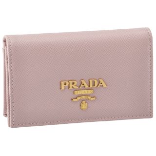 プラダ(PRADA)のPRADA カードケース 名刺入れ レディース サフィアーノメタル(名刺入れ/定期入れ)