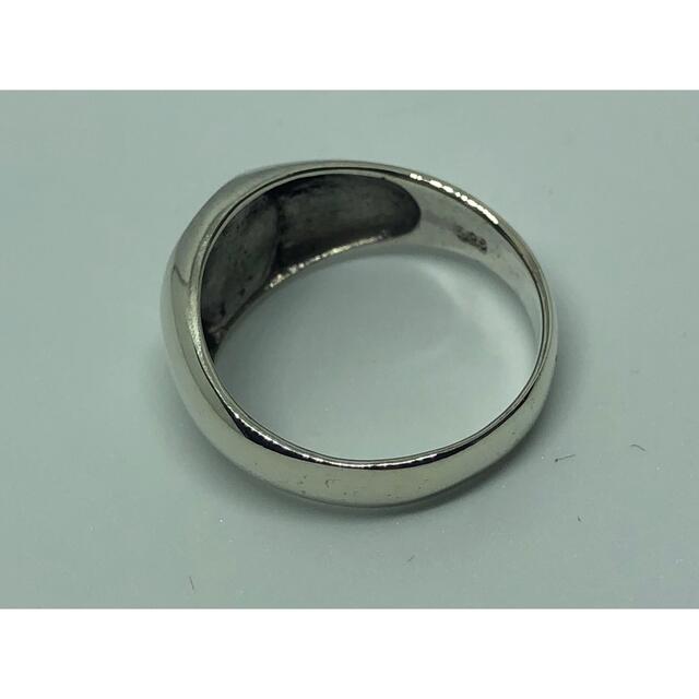 陰陽　オーバル　シルバー925リング印台　銀指輪ギフト　SILVER925 Dク メンズのアクセサリー(リング(指輪))の商品写真