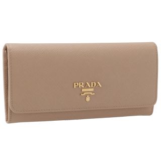 プラダ(PRADA)のPRADA 長財布 レディース サフィアーノ 二つ折り長財布(財布)