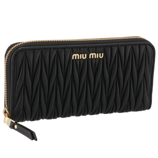 miumiu - MIU MIU 長財布 マテラッセ ラウンドファスナーの通販 by