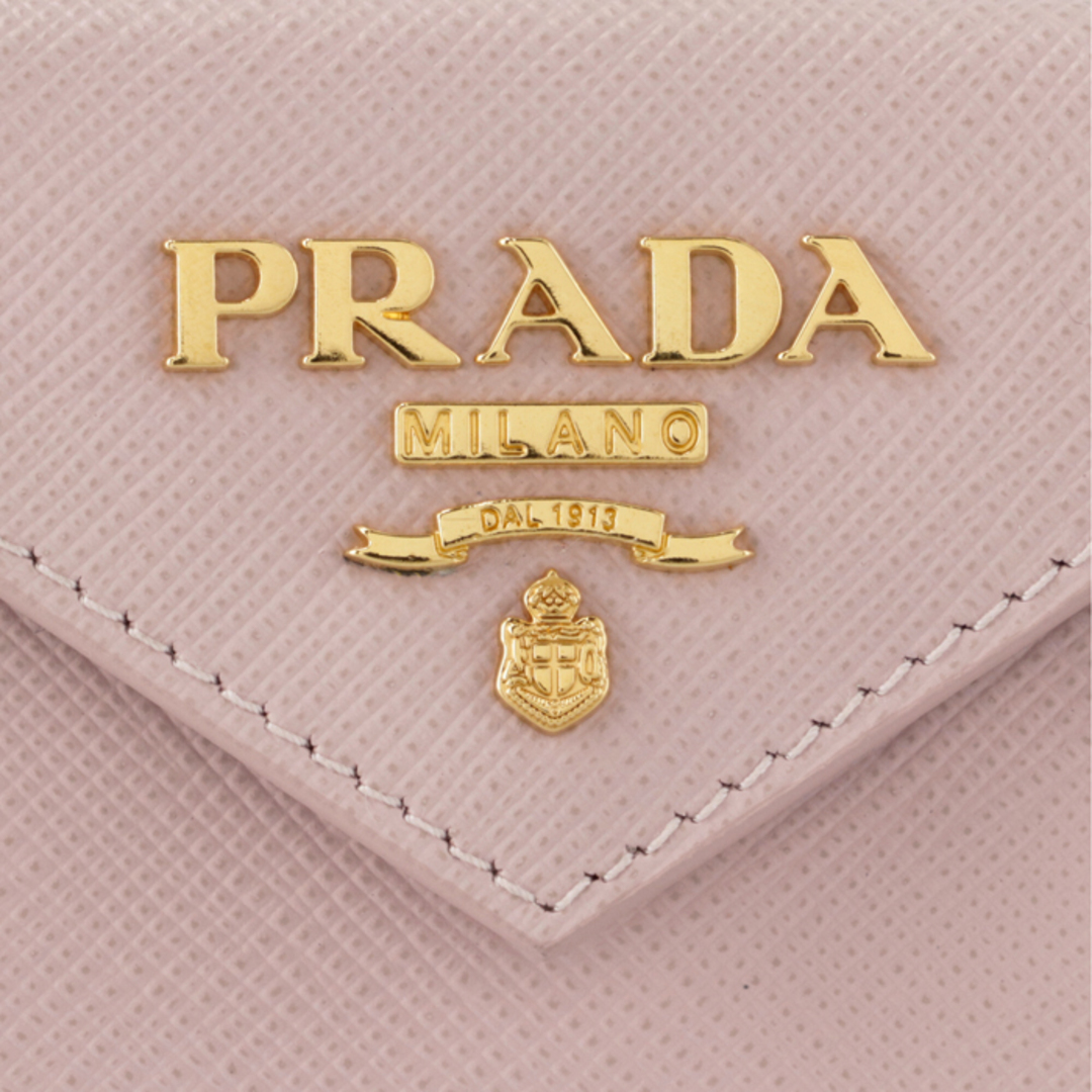 PRADA 財布 三つ折り サフィアーノ ミニ財布 レディース PRADA 財布 三つ折り サフィアーノ ミニ財布 レディース