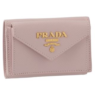 プラダ(PRADA)のPRADA 財布 三つ折り サフィアーノ ミニ財布 レディース(財布)