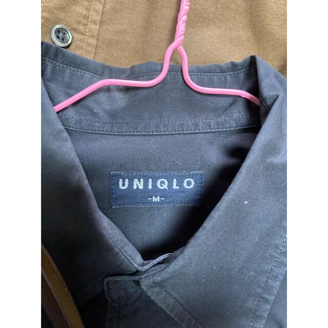 UNIQLO(ユニクロ)のUNIQLOメンズシャツ　BLACK メンズのトップス(シャツ)の商品写真