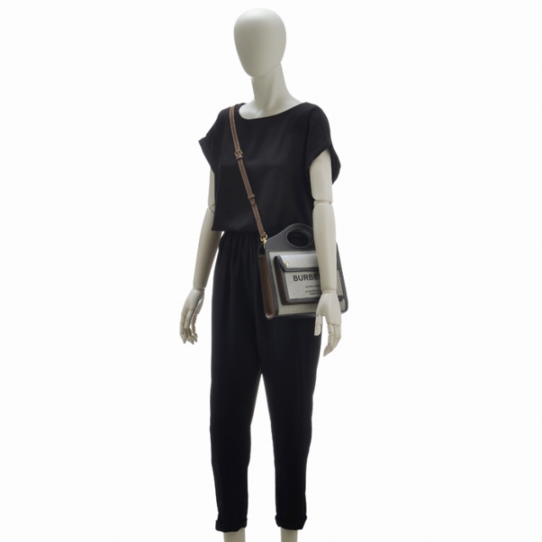 BURBERRY - BURBERRY ショルダーバッグ ミニ ポケットバッグの BURBERRY - BURBERRY ショルダーバッグ ミニ ポケットバッグの