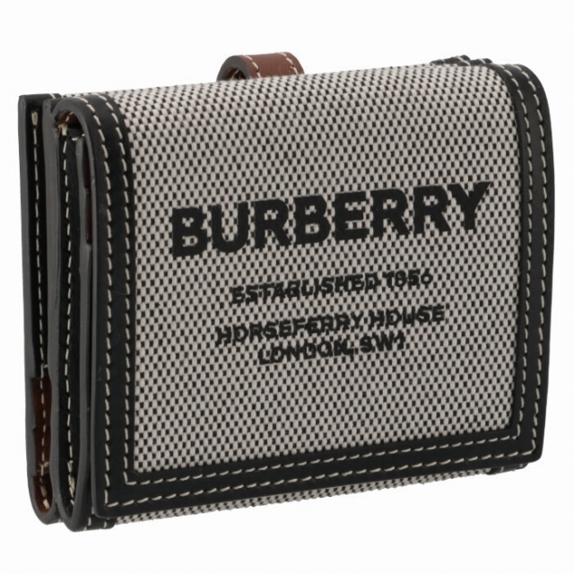 BURBERRY(バーバリー)のBURBERRY 財布 二つ折り ホースフェリープリント ウォレット レディースのファッション小物(財布)の商品写真