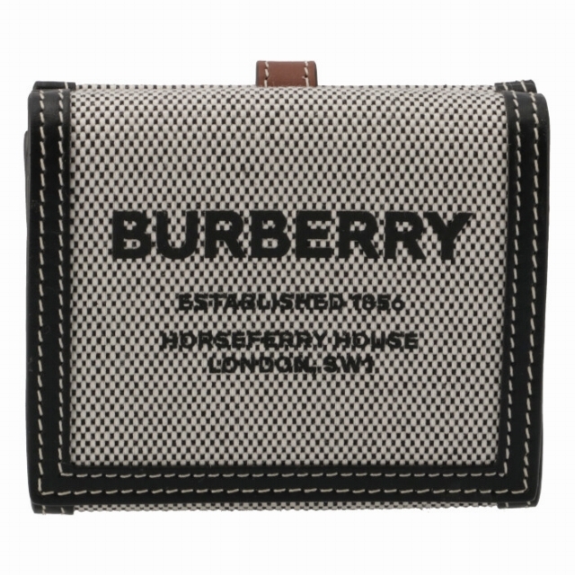 BURBERRY(バーバリー)のBURBERRY 財布 二つ折り ホースフェリープリント ウォレット レディースのファッション小物(財布)の商品写真