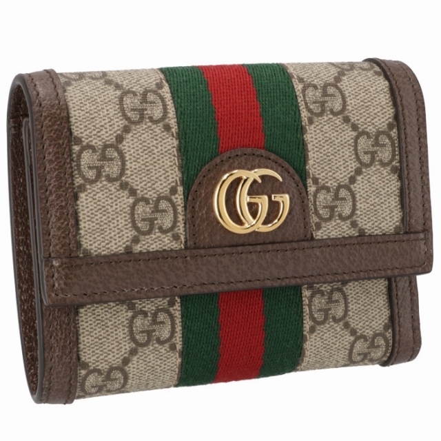 Gucci - GUCCI 財布 三つ折り レディース オフィディア Ophidia ミニ財布