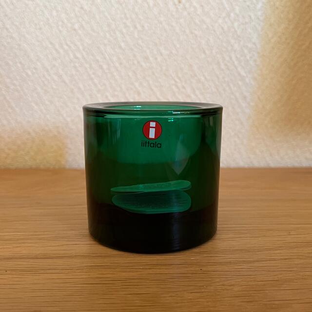 iittala(イッタラ)のiittala イッタラ kivi エメラルド　1個　キャンドルホルダー インテリア/住まい/日用品のインテリア小物(その他)の商品写真