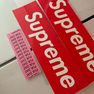 シュプリーム(Supreme)のステッカー3枚セット(しおり/ステッカー)