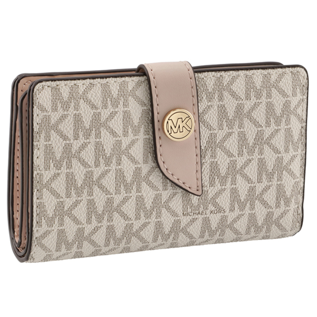 Michael Kors(マイケルコース)のMICHAEL MICHAEL KORS 財布 二つ折り MK CHARM レディースのファッション小物(財布)の商品写真