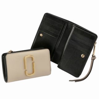 マークジェイコブス(MARC JACOBS)のMARC JACOBS  二つ折り L字ファスナー SNAPSHOT ダブルJ(財布)