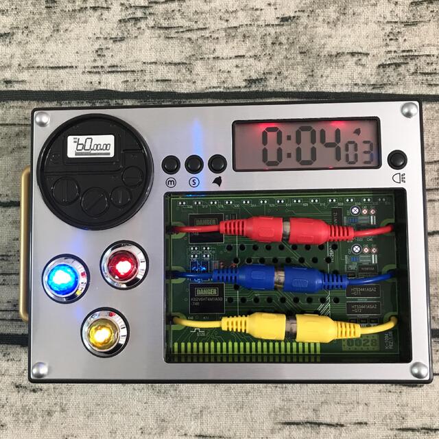 時限爆弾型　目覚まし時計　起床装置　dangerbomb clock 動作品