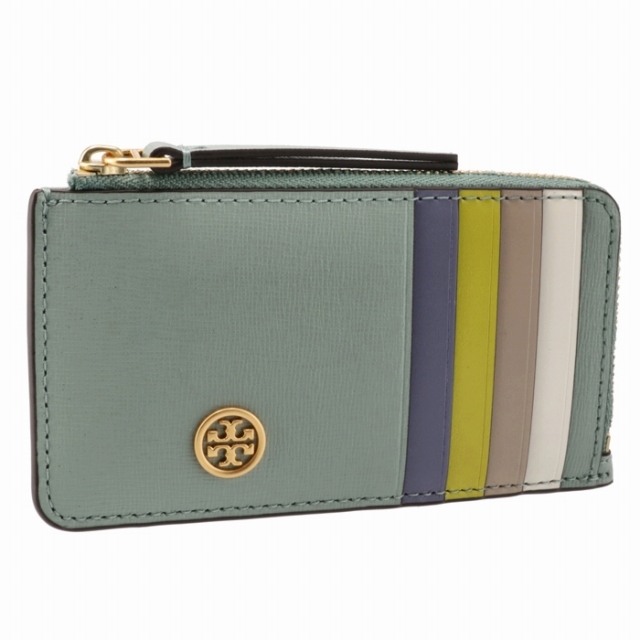 Tory Burch(トリーバーチ)のTORY BURCH カードホルダー＆コインケース ROBINSON ミニ財布 レディースのファッション小物(パスケース/IDカードホルダー)の商品写真