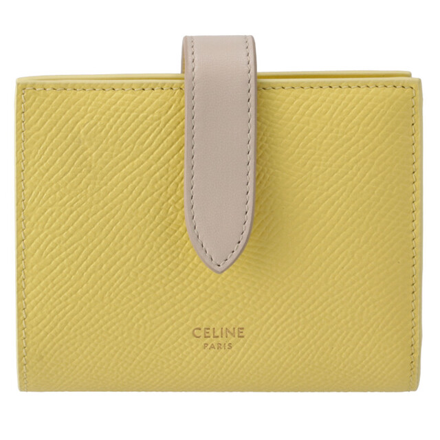 celine - CELINE 財布 二つ折り スモール ストラップ ウォレットの通販 ...