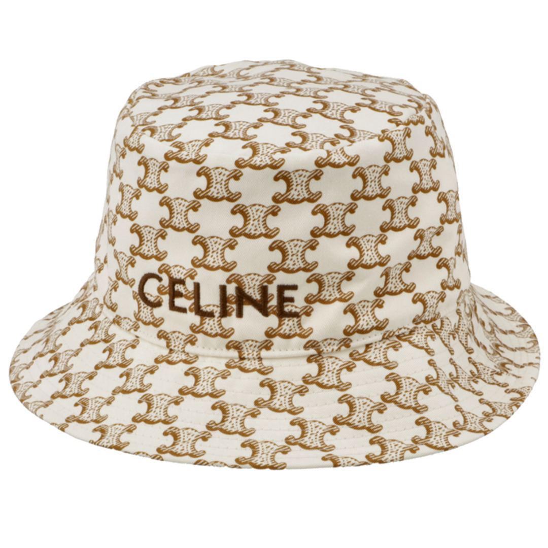 CELINE バケットハット ロゴ トリオンフ TRIOMPHE 帽子2AU3A731O01DR素材