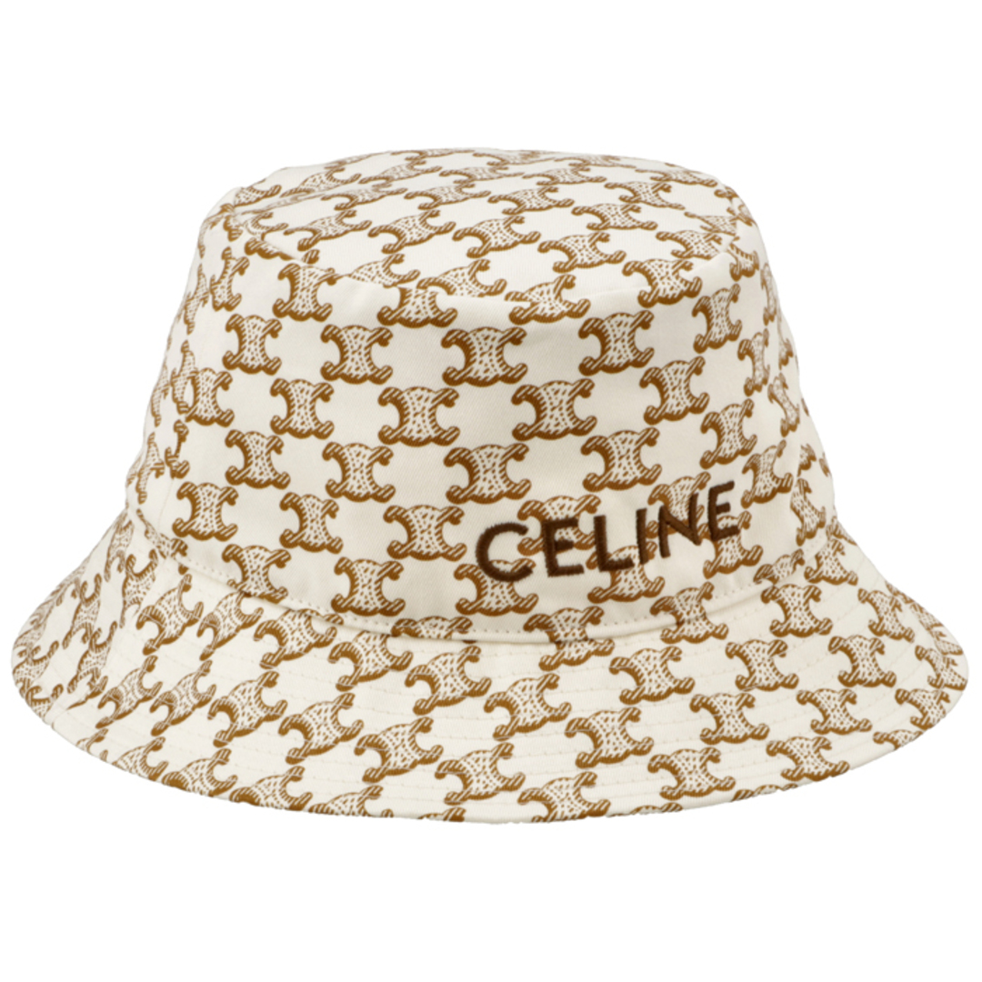 CELINE - CELINE バケットハット ロゴ トリオンフ TRIOMPHE 帽子 CELINE - CELINE バケットハット ロゴ トリオンフ TRIOMPHE 帽子