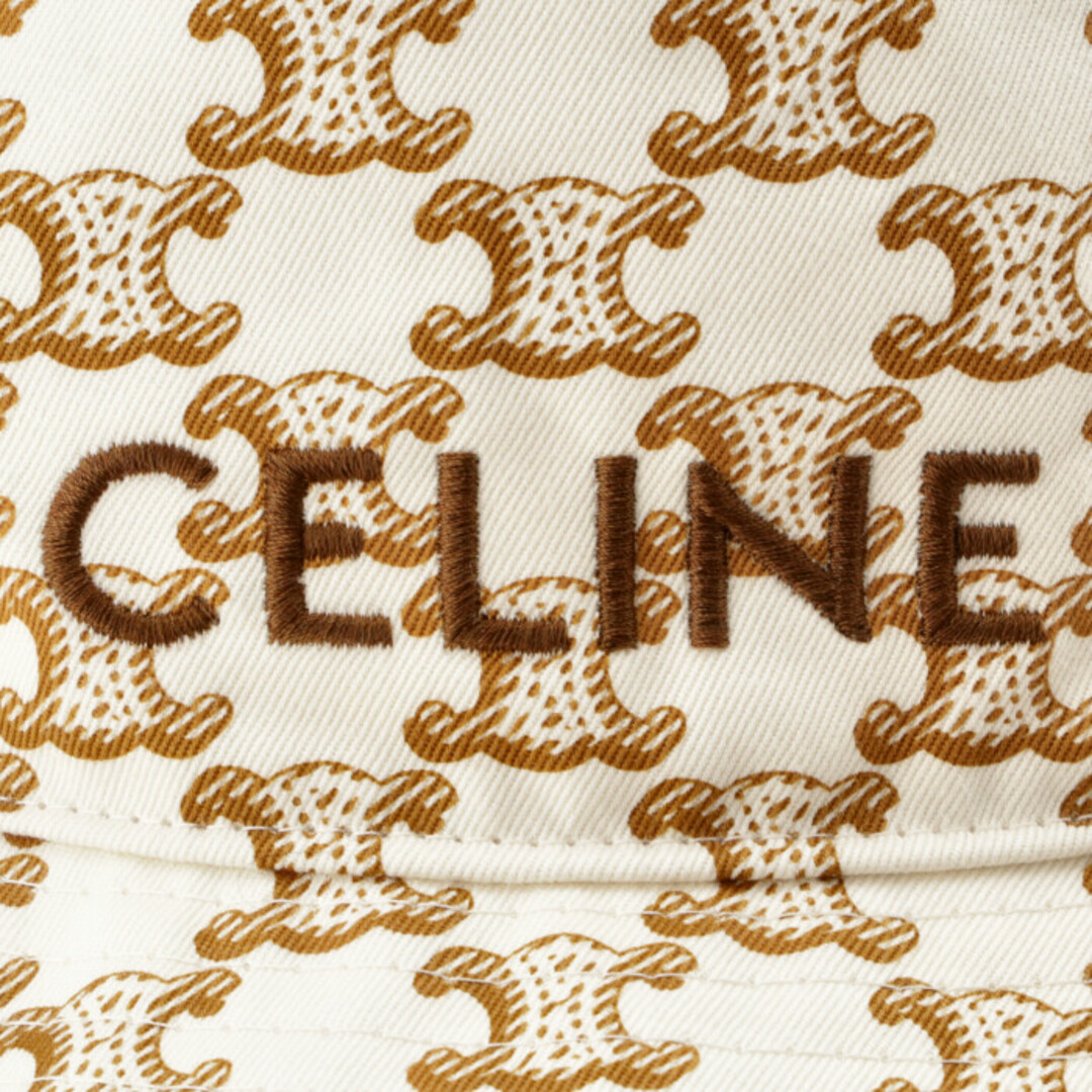 CELINE - CELINE バケットハット ロゴ トリオンフ TRIOMPHE 帽子 CELINE - CELINE バケットハット ロゴ トリオンフ TRIOMPHE 帽子