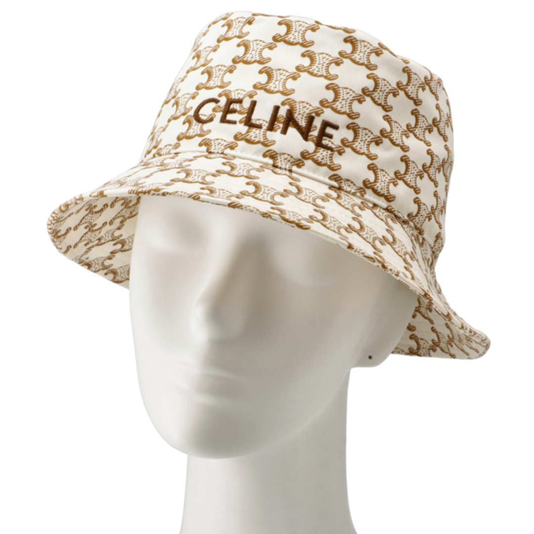 CELINE - CELINE バケットハット ロゴ トリオンフ TRIOMPHE 帽子 CELINE - CELINE バケットハット ロゴ トリオンフ TRIOMPHE 帽子