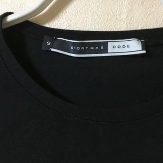 SPORTMAX CODE Tシャツ ブラック Sサイズの通販 by Y.M's shop|ラクマ