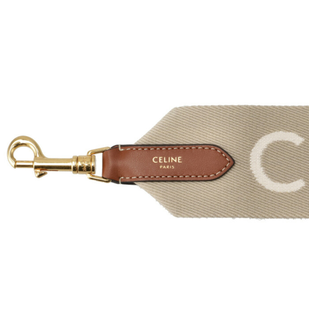 CELINE - CELINE ロングストラップ ロゴ ショルダーベルトの通販 CELINE - CELINE ロングストラップ ロゴ ショルダーベルトの通販
