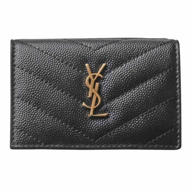 【限定特価】YSL SAINT LAURENT 三つ折ミニ財布