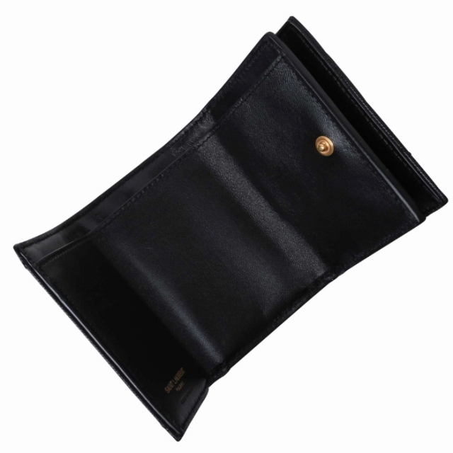 ✨️付属品完備✨️美品✨️サンローラン ナイロン ペイズリー柄 三つ折り財布