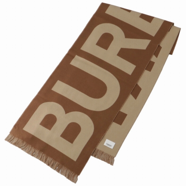 人気定番の 新品、未使用 【Burberry】ロゴ入りウールジャガード
