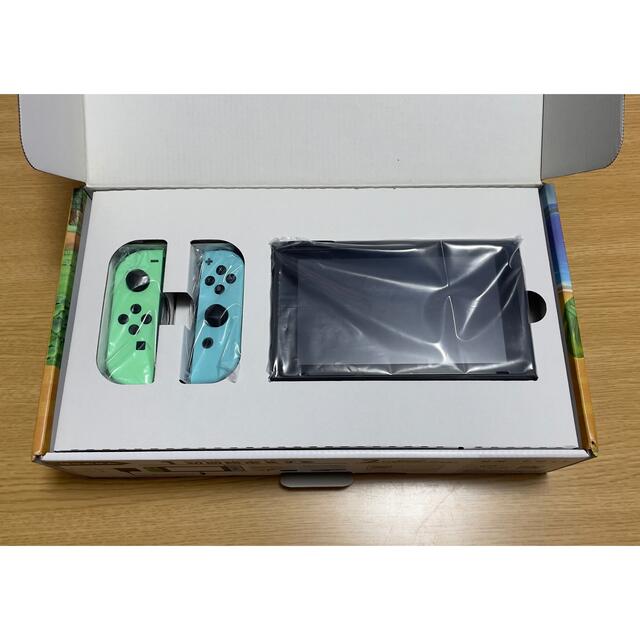 任天堂(ニンテンドウ)の中古／美品 Nintendo Switch あつまれ どうぶつの森セット 本体 エンタメ/ホビーのゲームソフト/ゲーム機本体(家庭用ゲーム機本体)の商品写真