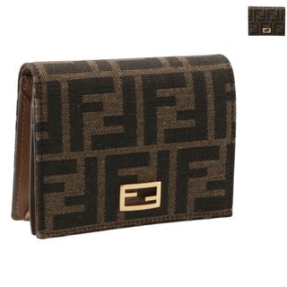 FENDI 財布 三つ折り BAGUETTE バゲット FFロゴ ミニ財布