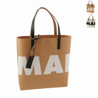 マルニ(Marni)のMARNI トートバッグ ロゴプリント ショッピングバッグ(トートバッグ)