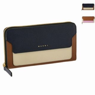 マルニ(Marni)のMARNI 長財布 サフィアーノレザー ラウンドジップ(財布)