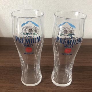 サントリー プレミアムモルツ オリジナル 冠雪の富士 グラス ２個
