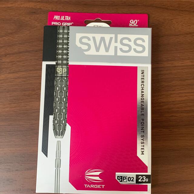 Target(ターゲット)の【ターゲット】 スイス ポイント SP02 スティール 23g エンタメ/ホビーのテーブルゲーム/ホビー(ダーツ)の商品写真