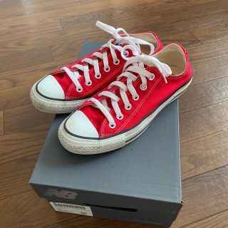 コンバース(CONVERSE)のコンバース　ローカット　赤(スニーカー)