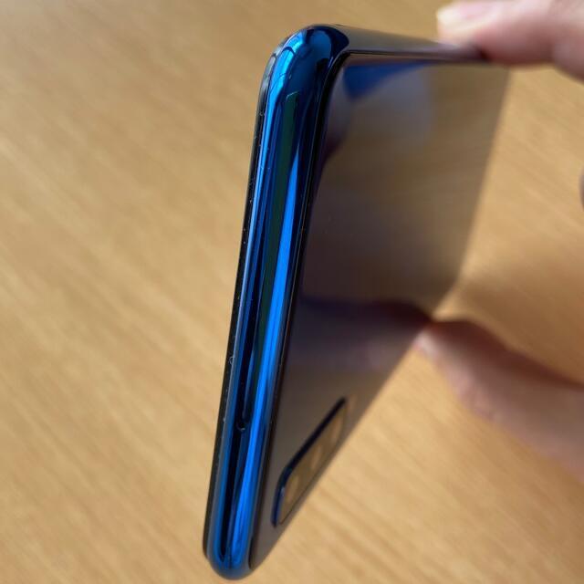 美品SAMSUNG Galaxy A7 ブルー simフリースマホ/家電/カメラ