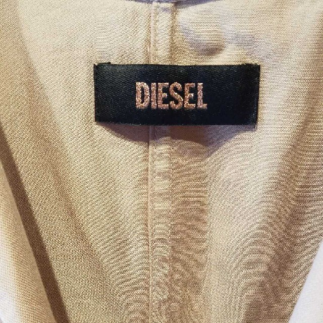 DIESELノースリーブスワンピース 夏 シック ブラック ファッション レディースのワンピース(ひざ丈ワンピース)の商品写真