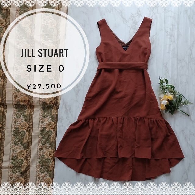 【JILL STUART】ポルシャワンピース size0 定価￥27,500