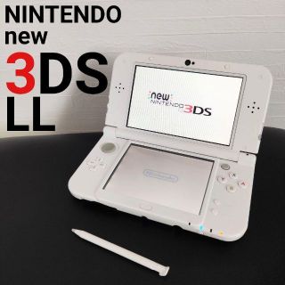 ニンテンドー3DS(ニンテンドー3DS)のNINTENDO ニンテンドー New 3DS LL パールホワイト 本体のみ(携帯用ゲーム機本体)