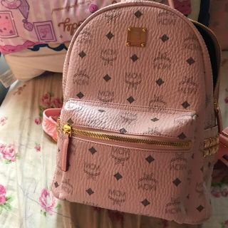 エムシーエム(MCM)のMCMリュック　パウダーピンク　S(リュック/バックパック)