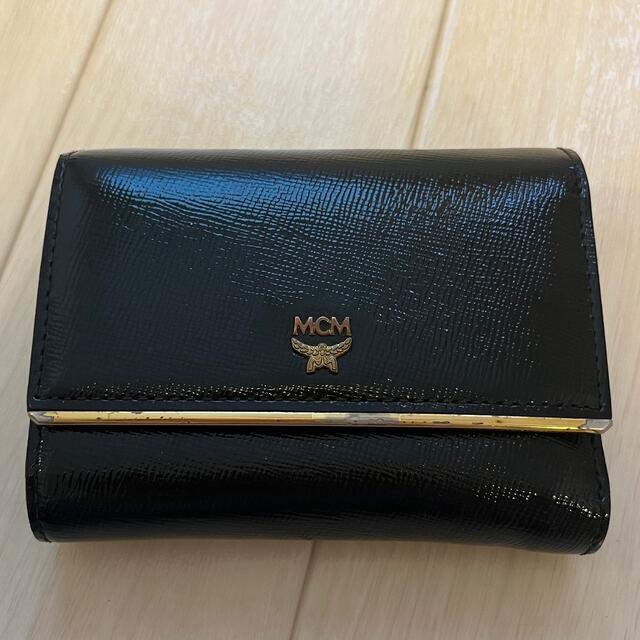 MCM(エムシーエム)の値下げ交渉受付ます　MCM ブラック　財布 メンズのファッション小物(折り財布)の商品写真