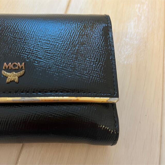 MCM(エムシーエム)の値下げ交渉受付ます　MCM ブラック　財布 メンズのファッション小物(折り財布)の商品写真