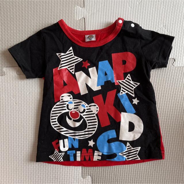 ANAP(アナップ)の☆美品☆ ANAP Tシャツ　80サイズ　子供服　キッズ服　男の子　女の子 キッズ/ベビー/マタニティのベビー服(~85cm)(Ｔシャツ)の商品写真