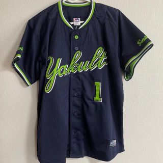 マジェスティック(Majestic)の【新品タグ付き】ヤクルト　山田哲人　ユニフォーム(スポーツ選手)