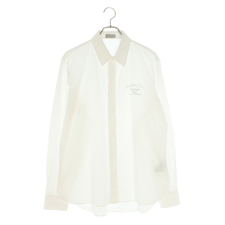 ディオール(Dior)のディオール 22SS 213C543A1581 アトリエロゴ刺繍ブロード長袖シャツ メンズ 42(シャツ)