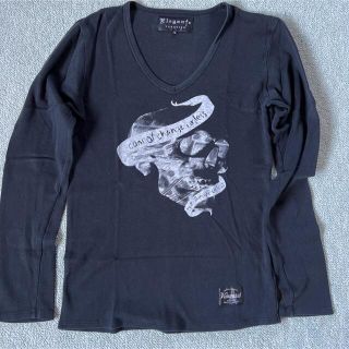 ヴァンキッシュ(VANQUISH)のVANQUISH ヴァンキッシュ スカルプリント ロンT Tシャツ(Tシャツ/カットソー(七分/長袖))