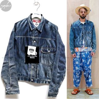 ジュンヤワタナベコムデギャルソン(JUNYA WATANABE COMME des GARCONS)のジュンヤワタナベ コムデギャルソン リーバイス ベルベルジン 転写 ジャケット(ブルゾン)