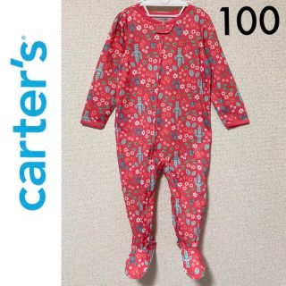 ジンボリー(GYMBOREE)の新品☆カーターズパジャマ足付きカバーオール100ボタニカルジンボリーH&MGAP(パジャマ)